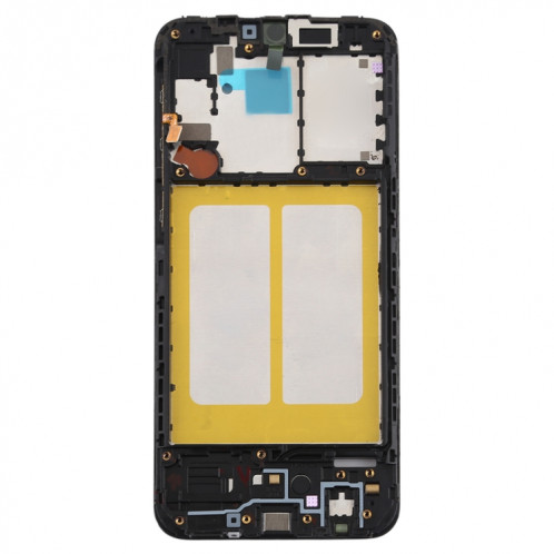 Pour Galaxy A20e Front Housing LCD Frame Bezel Plate (Noir) SH266B831-06