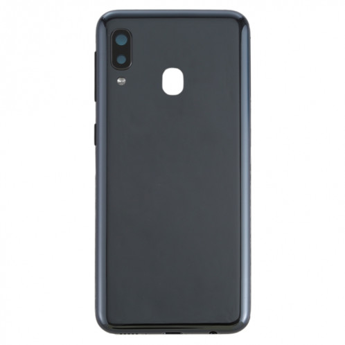 Pour le couvercle arrière de la batterie Galaxy A20e avec touches latérales (noir) SH67BL195-06