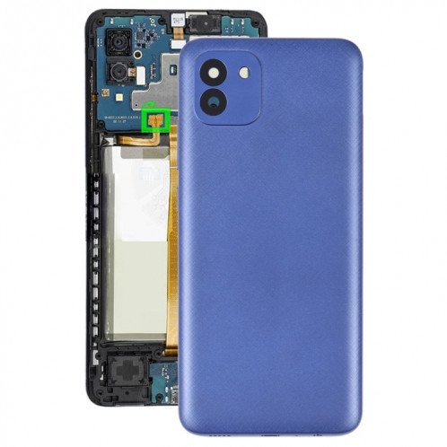 Pour Samsung Galaxy A03 SM-A035F Batterie Couverture Arrière (Bleu) SH74LL1391-06