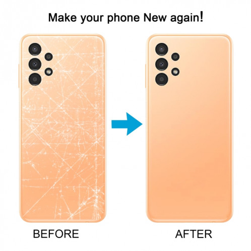 Pour Samsung Galaxy A13 SM-A135 Couvercle arrière de la batterie (rose) SH75FL124-07