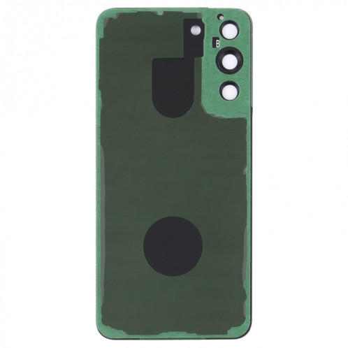 Coque arrière de batterie pour Samsung Galaxy S22+ 5G SM-S906B avec cache d'objectif d'appareil photo (noir) SH02BL1018-06