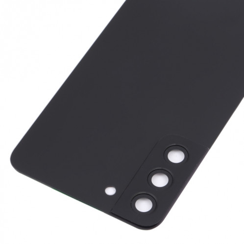 Coque arrière de batterie pour Samsung Galaxy S22+ 5G SM-S906B avec cache d'objectif d'appareil photo (noir) SH02BL1018-06