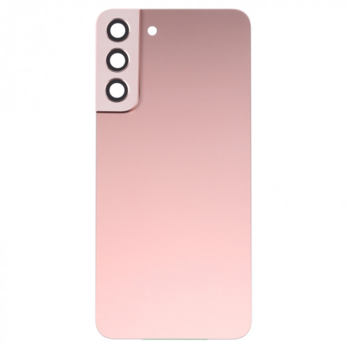 Coque arrière de batterie pour Samsung Galaxy S22+ 5G SM-S906B avec cache d'objectif d'appareil photo (rose) SH02FL514-06