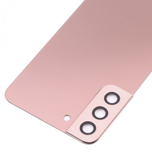 Coque arrière de batterie pour Samsung Galaxy S22+ 5G SM-S906B avec cache d'objectif d'appareil photo (rose) SH02FL514-06