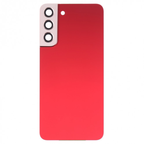 Coque arrière de batterie pour Samsung Galaxy S22+ 5G SM-S906B avec cache d'objectif d'appareil photo (rouge) SH02RL207-06
