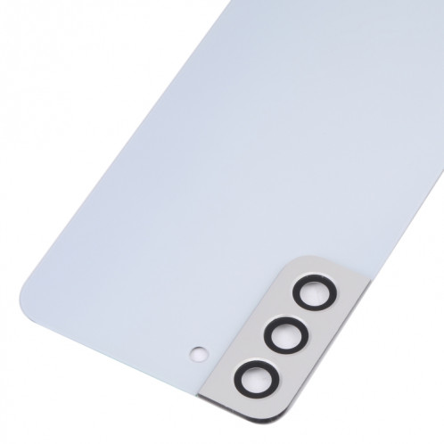 Coque arrière de batterie pour Samsung Galaxy S22+ 5G SM-S906B avec cache d'objectif d'appareil photo (blanc) SH02WL482-06