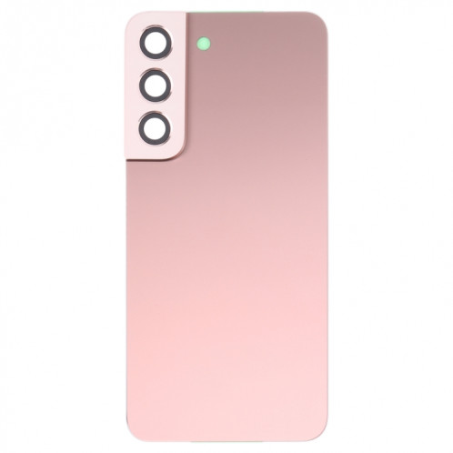 Coque arrière de batterie pour Samsung Galaxy S22 5G SM-S901B avec cache d'objectif d'appareil photo (rose) SH03FL1980-06