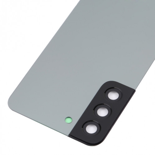 Coque arrière de batterie pour Samsung Galaxy S22 5G SM-S901B avec cache d'objectif d'appareil photo (gris) SH03HL1468-06
