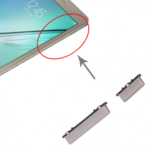 Bouton d'alimentation et bouton de contrôle du volume pour Samsung Galaxy Tab S2 9.7 SM-T810/T813/T815/T817/T819 (Or) SH315J1168-04