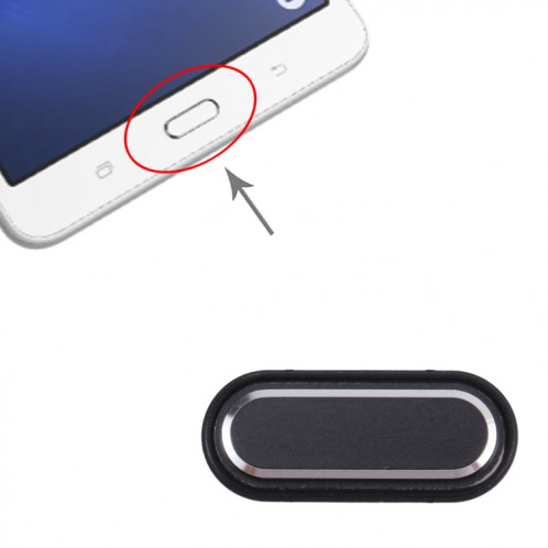 Clé d'accueil pour Samsung Galaxy Tab A 7.0 2016 SM-T280/T285 (Noir) SH337B1789-04