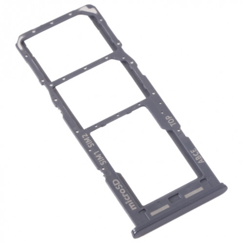 Pour Samsung Galaxy A23 SM-A235 Plateau de carte SIM d'origine + Plateau de carte SIM + Plateau de carte Micro SD (Noir) SH399B1865-04