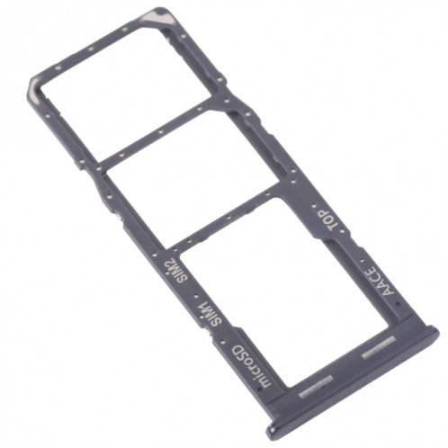 Pour Samsung Galaxy A13 SM-A135 Plateau de carte SIM d'origine + Plateau de carte SIM + Plateau de carte Micro SD (Noir) SH404B797-04