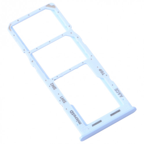 Pour Samsung Galaxy A13 SM-A135 Plateau de carte SIM d'origine + Plateau de carte SIM + Plateau de carte Micro SD (Bleu) SH404L1728-04