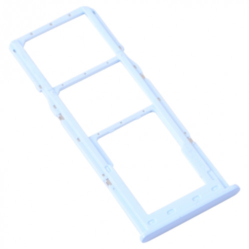 Pour Samsung Galaxy A13 SM-A135 Plateau de carte SIM d'origine + Plateau de carte SIM + Plateau de carte Micro SD (Bleu) SH404L1728-04