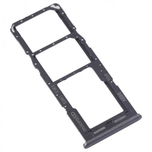 Pour Samsung Galaxy M23 SM-M236B Plateau de carte SIM d'origine + Plateau de carte SIM + Plateau de carte Micro SD (Noir) SH408B1846-04