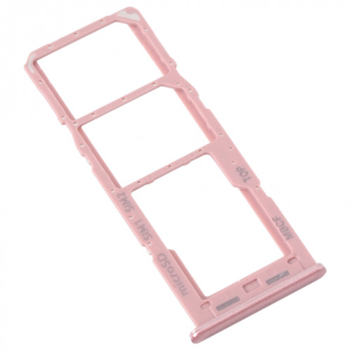 Pour Samsung Galaxy M23 SM-M236B Plateau de carte SIM d'origine + Plateau de carte SIM + Plateau de carte Micro SD (Rose) SH408F1271-04