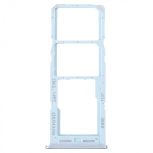 Pour Samsung Galaxy M23 SM-M236B Plateau de carte SIM d'origine + Plateau de carte SIM + Plateau de carte Micro SD (Bleu) SH408L1019-04