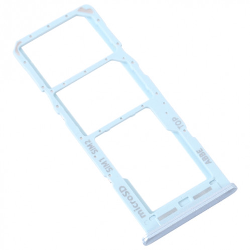 Pour Samsung Galaxy M23 SM-M236B Plateau de carte SIM d'origine + Plateau de carte SIM + Plateau de carte Micro SD (Bleu) SH408L1019-04