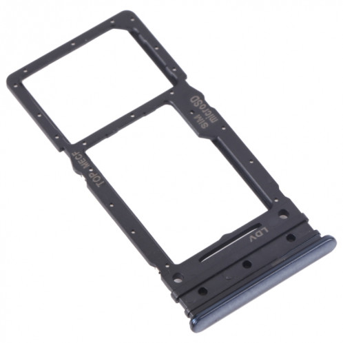 Pour Samsung Galaxy M53 SM-M536B Plateau de carte SIM d'origine + plateau de carte Micro SD (noir) SH423B313-04