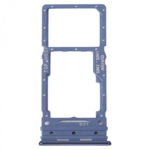 Pour Samsung Galaxy M53 SM-M536B Plateau de carte SIM d'origine + plateau de carte Micro SD (bleu) SH423L1942-04
