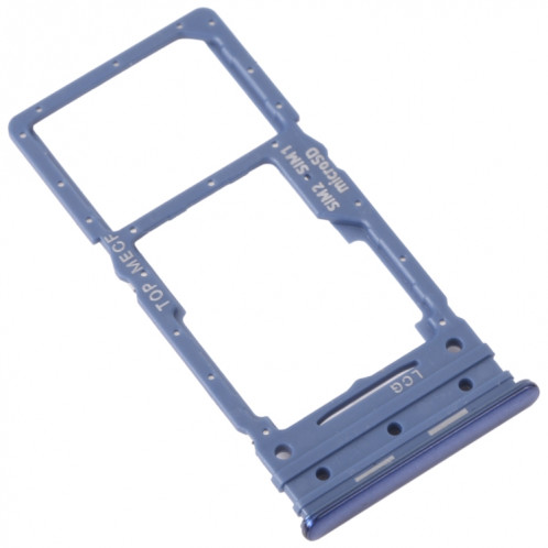 Pour Samsung Galaxy M53 SM-M536B Plateau de carte SIM d'origine + plateau de carte Micro SD (bleu) SH423L1942-04