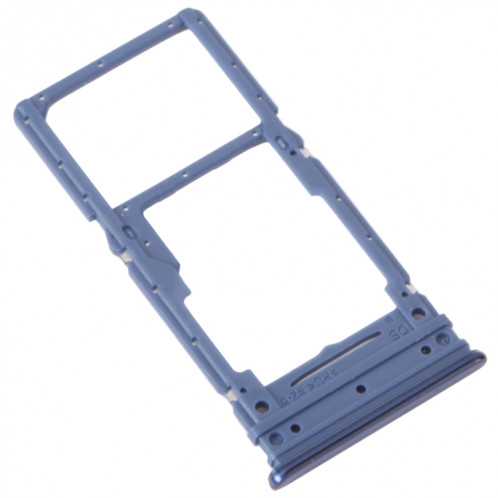 Pour Samsung Galaxy M53 SM-M536B Plateau de carte SIM d'origine + plateau de carte Micro SD (bleu) SH423L1942-04