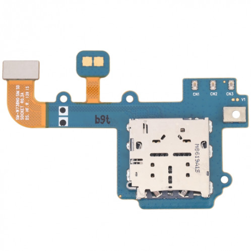 Pour Samsung Galaxy Book2 SM-W738 Prise de support de carte SIM d'origine avec câble flexible SH34361783-04