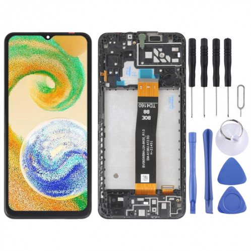 Écran LCD d'origine pour Samsung Galaxy A04s SM-A047 Digitizer Assemblage complet avec cadre SH3482746-05