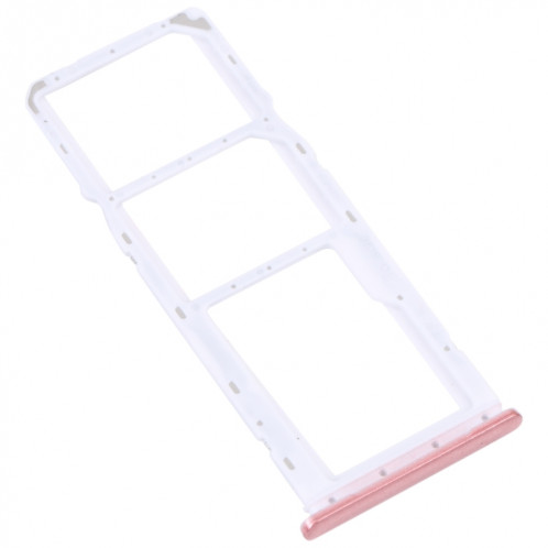 Pour Samsung Galaxy A04 SM-A045F Plateau de carte SIM d'origine + Plateau de carte SIM + Plateau de carte Micro SD (Rose) SH499F703-04