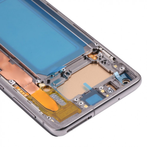 Écran LCD TFT pour Samsung Galaxy S10 SM-G973 Assemblage complet du numériseur avec cadre, ne prenant pas en charge l'identification des empreintes digitales (Noir) SH35091296-05