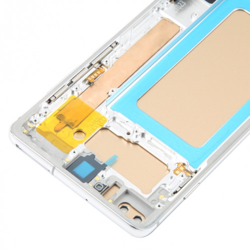 Écran LCD TFT pour Samsung Galaxy S10+ SM-G975 Assemblage complet du numériseur avec cadre, ne prenant pas en charge l'identification des empreintes digitales (Argent) SH511S135-05