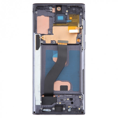 Écran LCD TFT pour Samsung Galaxy Note10 SM-N970 Assemblage complet du numériseur avec cadre, ne prenant pas en charge l'identification des empreintes digitales (Noir) SH514B836-07