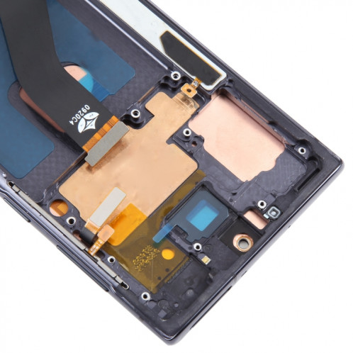 Écran LCD TFT pour Samsung Galaxy Note10 SM-N970 Assemblage complet du numériseur avec cadre, ne prenant pas en charge l'identification des empreintes digitales (Noir) SH514B836-07