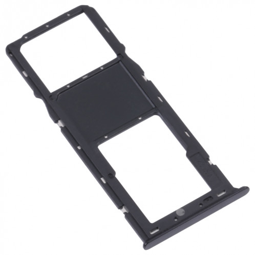 Pour Samsung Galaxy A03s SM-A037U Plateau de carte SIM d'origine + plateau de carte Micro SD (Noir) SH533B479-04