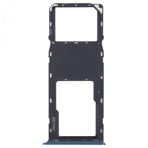 Pour Samsung Galaxy A03s SM-A037U Plateau de carte SIM d'origine + plateau de carte Micro SD (Bleu) SH533L1098-04