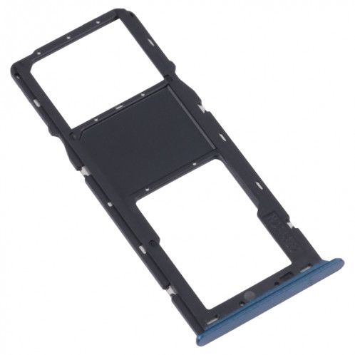 Pour Samsung Galaxy A03s SM-A037U Plateau de carte SIM d'origine + plateau de carte Micro SD (Bleu) SH533L1098-04