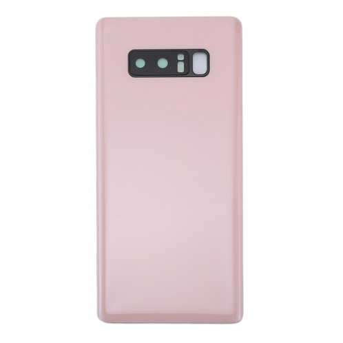 iPartsAcheter pour Samsung Galaxy Note 8 couverture arrière avec la couverture de l'objectif de la caméra (rose) SI41FL1683-06