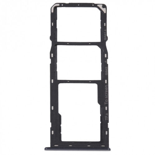 Pour Samsung Galaxy M42 5G SM-A436B Plateau de carte SIM d'origine + Plateau de carte SIM + Plateau de carte Micro SD (Noir) SH567B1086-04