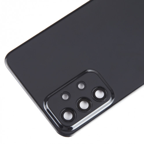 Pour Samsung Galaxy A23 5G SM-A236A Couvercle arrière de batterie d'origine avec couvercle d'objectif d'appareil photo (noir) SH92BL324-06