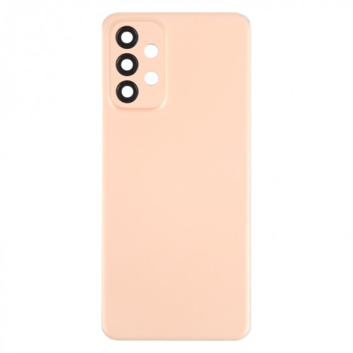 Pour Samsung Galaxy A23 5G SM-A236A Couvercle arrière de batterie d'origine avec couvercle d'objectif d'appareil photo (rose) SH92FL1377-06