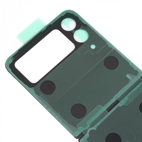 Coque arrière de batterie pour Samsung Galaxy Z Flip4 SM-F721B avec cache d'objectif d'appareil photo (noir) SH594B920-06
