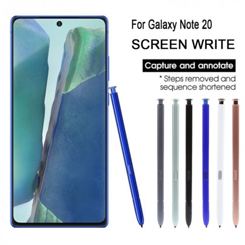Pour le stylet tactile pour écran Samsung Galaxy Note20 SM-980F (or) SH595J1289-08