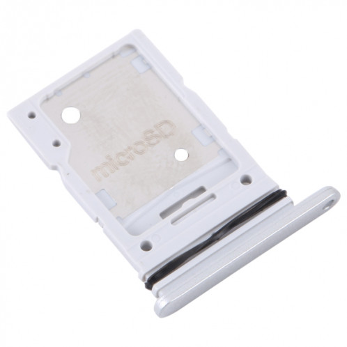 Pour Samsung Galaxy A54 SM-A546 Plateau de carte SIM d'origine + plateau de carte Micro SD (argent) SH629S948-04