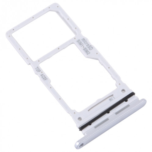 Pour Samsung Galaxy A34 SM-A346 Plateau de carte SIM d'origine + Plateau de carte SIM / Micro SD (Argent) SH630S1409-04
