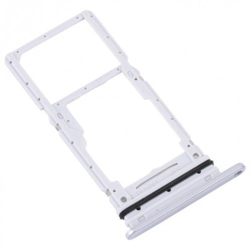 Pour Samsung Galaxy A34 SM-A346 Plateau de carte SIM d'origine + Plateau de carte SIM / Micro SD (Argent) SH630S1409-04