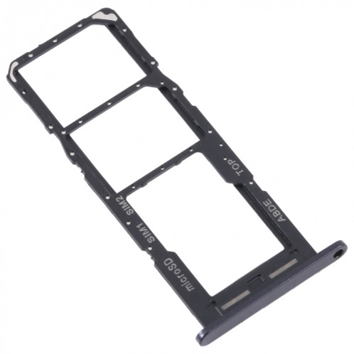 Pour Samsung Galaxy A24 SM-A245 Plateau de carte SIM d'origine + Plateau de carte SIM + Plateau de carte Micro SD (Noir) SH631B1418-04