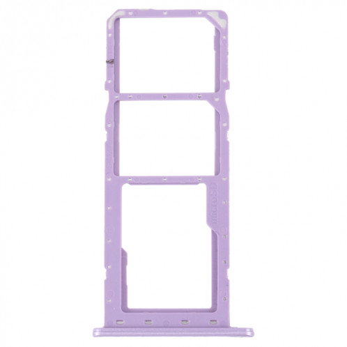 Pour Samsung Galaxy M04 SM-M045F Plateau de carte SIM d'origine + Plateau de carte SIM + Plateau de carte Micro SD (Violet) SH632P1684-04