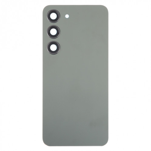 Pour Samsung Galaxy S23 SM-S911B Couvercle arrière de batterie en verre OEM avec couvercle d'objectif d'appareil photo (vert) SH63GL1804-06