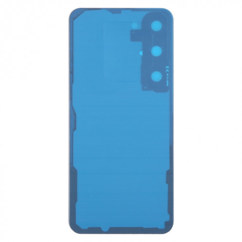 Pour Samsung Galaxy S23 SM-S911B Couvercle arrière de batterie en verre OEM avec couvercle d'objectif d'appareil photo (bleu) SH63LL889-06