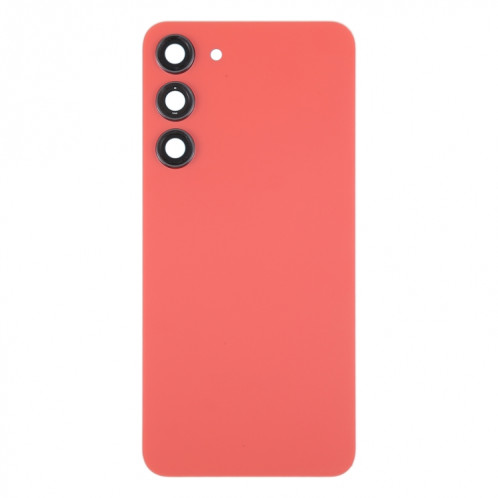 Pour Samsung Galaxy S23 + SM-S916B Couvercle arrière de batterie en verre OEM avec couvercle d'objectif d'appareil photo (rouge) SH64RL1864-06